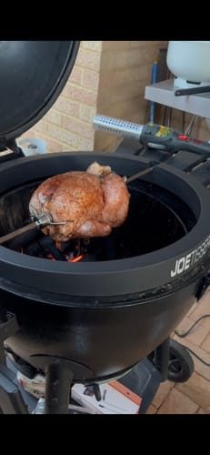 Customer photo from Harry K. — Rotisserie for Classic Joe™ (JoeTisserie)
